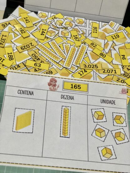 SISTEMA DE NUMERAÇÃO DECIMAL - MATERIAL DOURADO