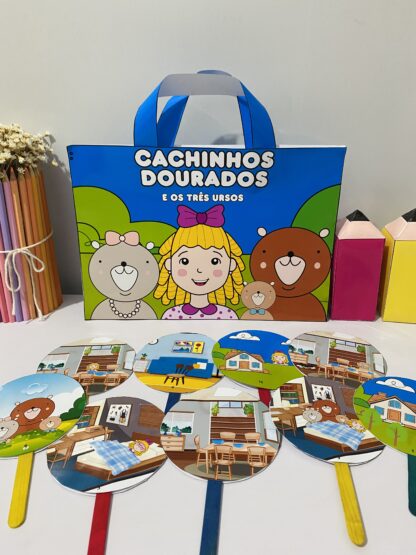 Sacola Cachinhos Dourados e os Três Ursos - Imagem 8