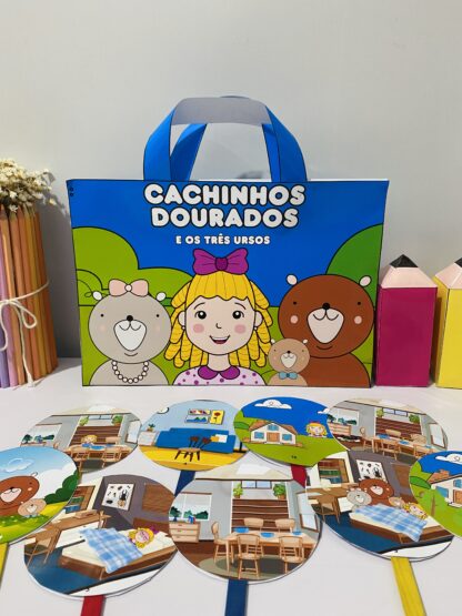 Sacola Cachinhos Dourados e os Três Ursos - Imagem 10