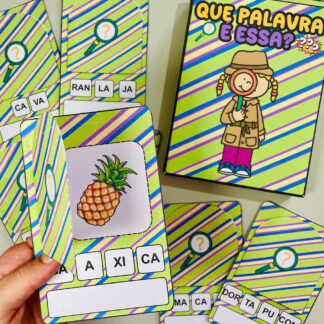 Que palavra é essa? – Um desafio divertido para pequenos detetives da alfabetização!