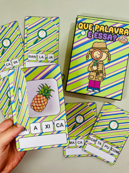 Que palavra é essa? – Um desafio divertido para pequenos detetives da alfabetização!