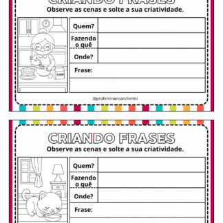 Atividades com frases