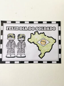 Painel para Pintura Coletiva — Dia do Soldado