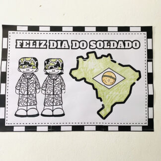 Painel para Pintura Coletiva — Dia do Soldado