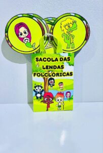 Sacola das lendas folclóricas