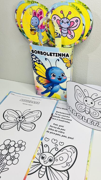 SACOLA MUSICAL BORBOLETINHA - Imagem 2