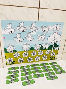 Jardim da Leitura – Painel Coletivo Numerado de 1 a 26