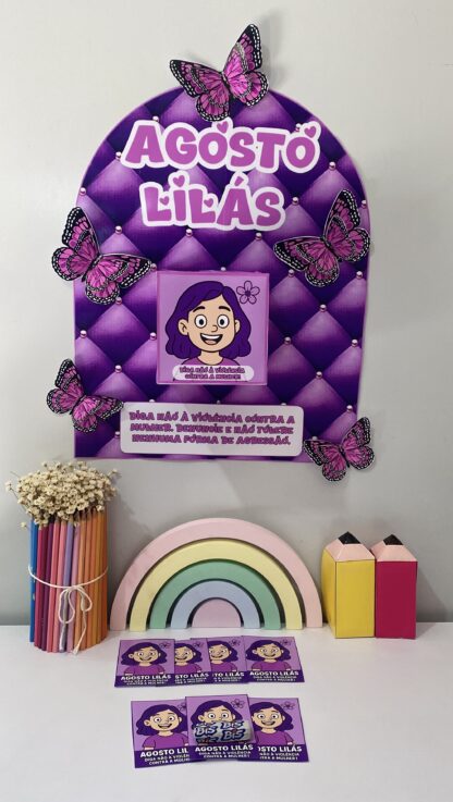 Agosto Lilás – Conscientização contra a Violência à Mulher