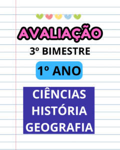 avaliação 1º ano ciências, história e geografia