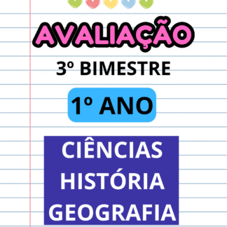 avaliação 1º ano ciências, história e geografia