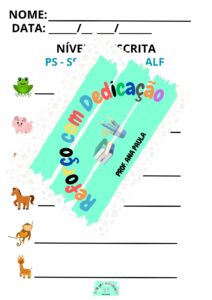 Ebook de nível de escrita.