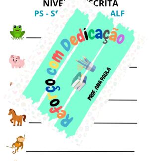 Ebook de nível de escrita.