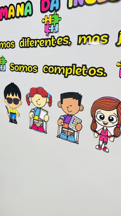Kit Semana da Inclusão: Painel + Cartões - Imagem 6