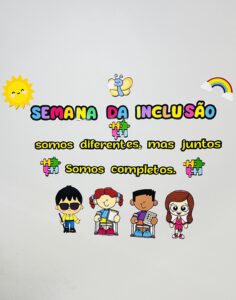Kit Semana da Inclusão: Painel + Cartões