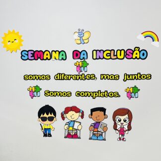 Kit Semana da Inclusão: Painel + Cartões