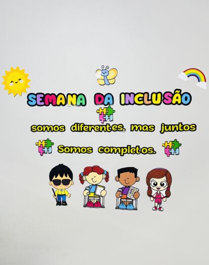 Kit Semana da Inclusão: Painel + Cartões