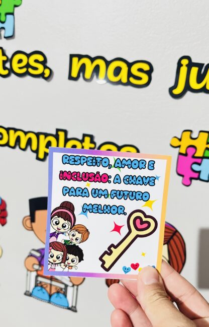 Kit Semana da Inclusão: Painel + Cartões - Imagem 13