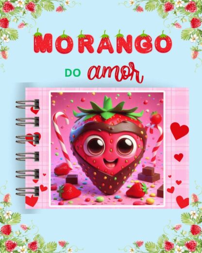 Livro de colorir Morango