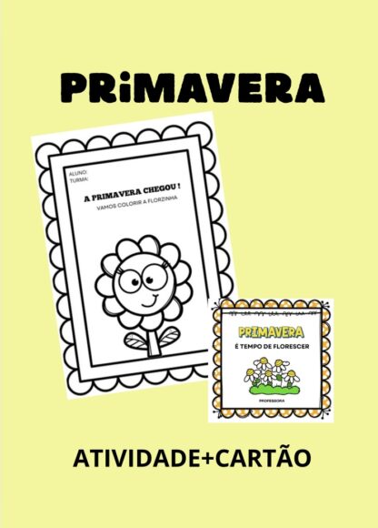 Atividade+ Cartão Primavera