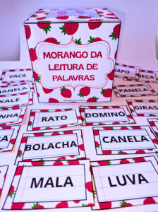 Caixa Morango da Leitura de Palavras