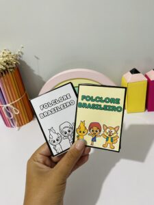 Mini Livro de Colorir – Folclore Brasileiro