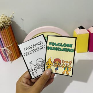 Mini Livro de Colorir – Folclore Brasileiro