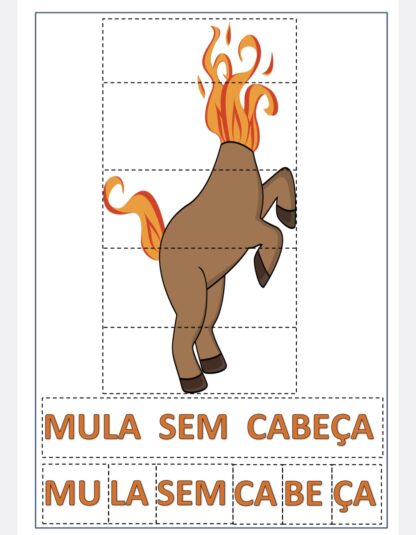 Cartão Quebra-cabeça Folclore - Imagem 9