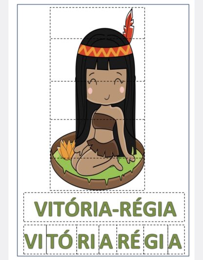 Cartão Quebra-cabeça Folclore - Imagem 12