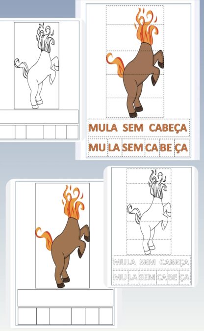 Cartão Quebra-cabeça Folclore - Imagem 13