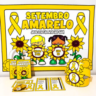 Kit Painel e Lembrancinhas – Setembro Amarelo