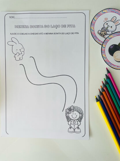 Luva de História: Menina Bonita do Laço de Fita - Imagem 19