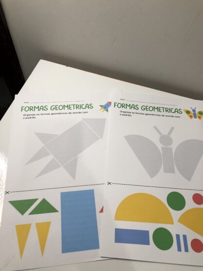 Formas Geométricas – Organize de Acordo com o Padrão