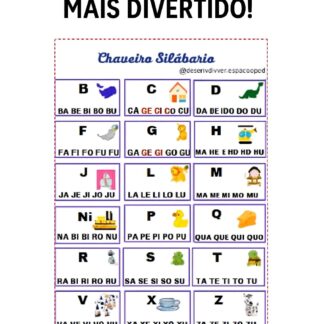 Chaveiro Silábario