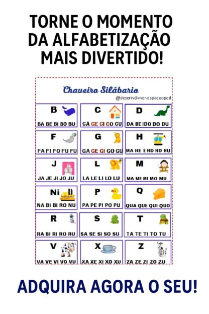 Chaveiro Silábario