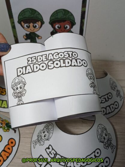 MINI KIT VISEIRAS E BINÓCULO PARA COLORIR DIA DO SOLDADO - Imagem 2