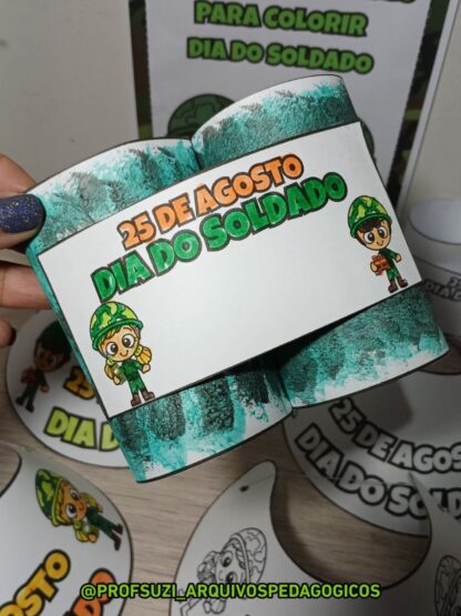 MINI KIT VISEIRAS E BINÓCULO PARA COLORIR DIA DO SOLDADO - Imagem 3