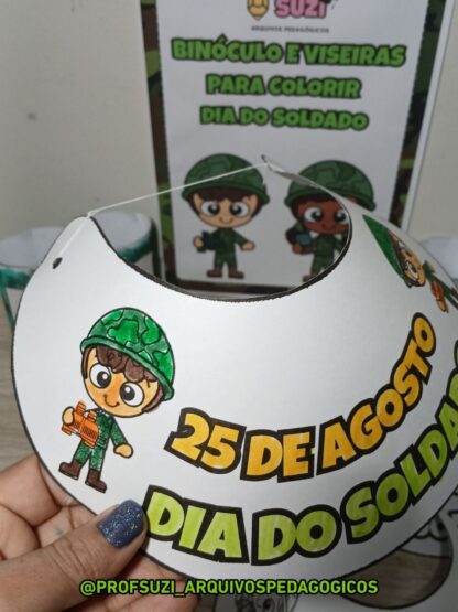 MINI KIT VISEIRAS E BINÓCULO PARA COLORIR DIA DO SOLDADO - Imagem 5