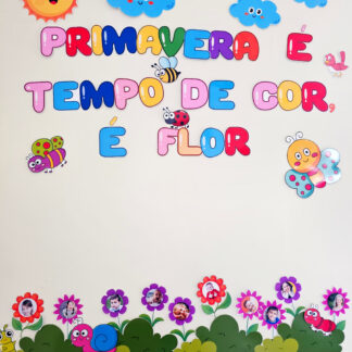 Painel Primavera Personalizável – Pronto para Imprimir