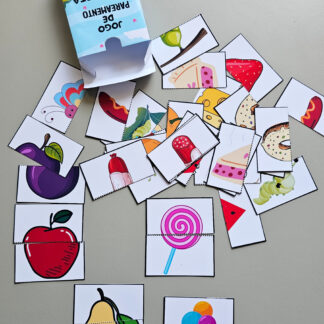 Jogo de Pareamento de Imagens – A Lagarta Comilona