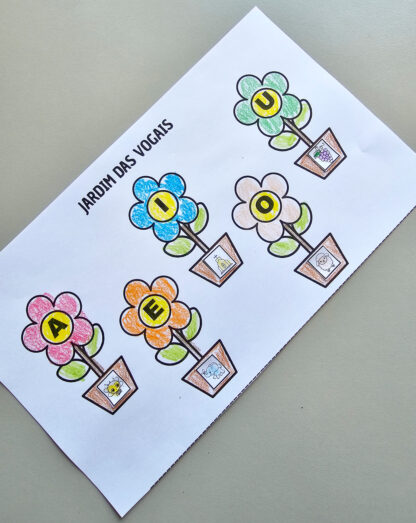Atividade Primavera – Jardim das Vogais - Imagem 2