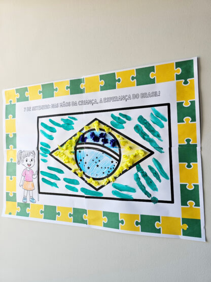 Painel 7 de Setembro – Independência do Brasil (9 Folhas A4 para Montar) - Imagem 3