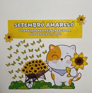 Painel Setembro Amarelo + Cartão 