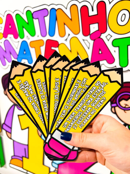 Cantinho da Matemática Atividades de Matemática para Sala de Aula – Cantinho com Fichas de Adição, Subtração, Multiplicação e Divisão 🧮🎯 - Imagem 3