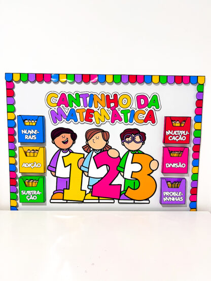Cantinho da Matemática Atividades de Matemática para Sala de Aula – Cantinho com Fichas de Adição, Subtração, Multiplicação e Divisão 🧮🎯 - Imagem 5