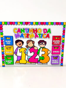Cantinho da Matemática Atividades de Matemática para Sala de Aula – Cantinho com Fichas de Adição, Subtração, Multiplicação e Divisão 🧮🎯