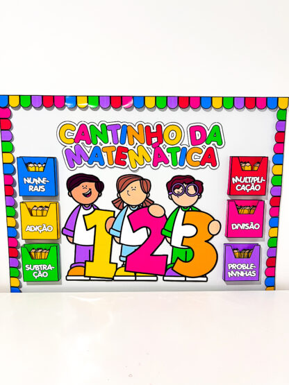 Cantinho da Matemática Atividades de Matemática para Sala de Aula – Cantinho com Fichas de Adição, Subtração, Multiplicação e Divisão 🧮🎯