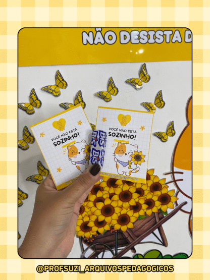 Painel Setembro Amarelo + Cartão Porta-Bis - Imagem 4