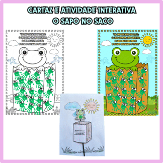 Painel e atividade interativa o sapo no saco
