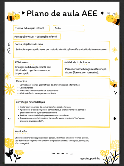 10 Planos Para AEE