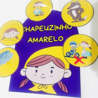 Luva chapeuzinho amarelo